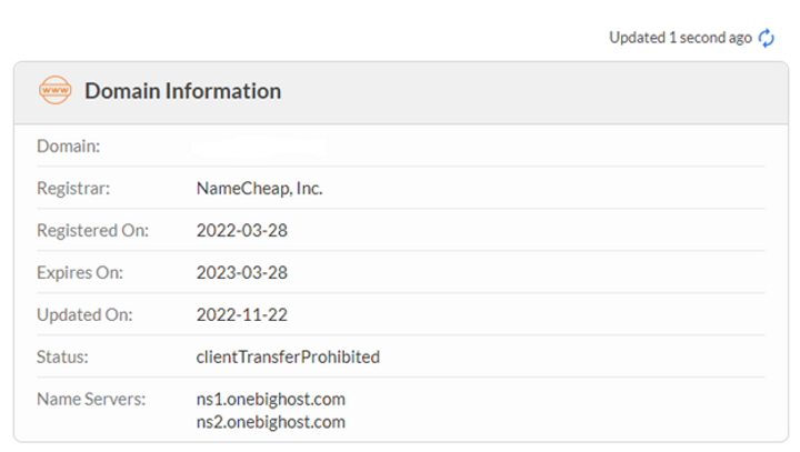 domain information