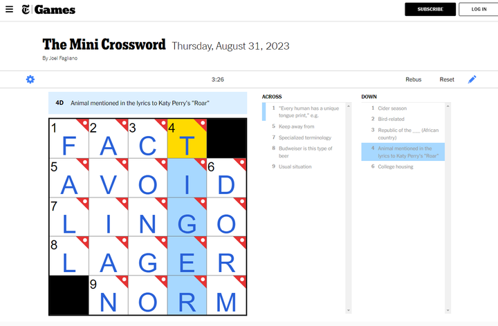 Solved: Bitcoin NYT Extractor Crossword