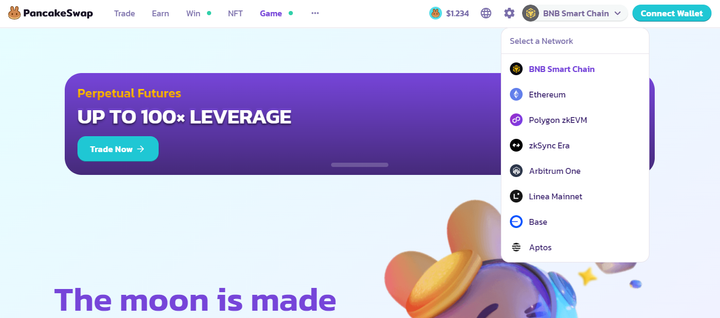 PanCake Swap Platform: BNB Chain Projects
