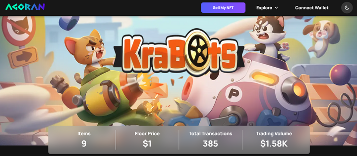 Krabots NFT Marketplace