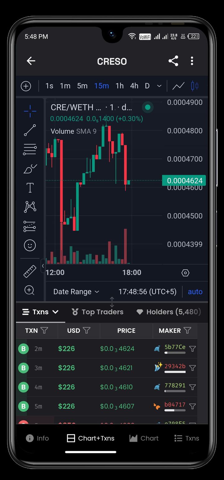 DEX Screener App